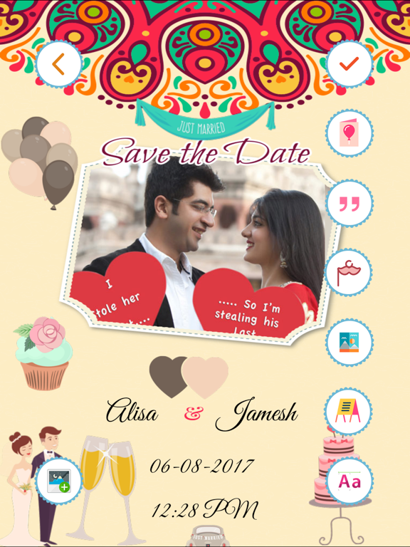 Screenshot #6 pour Wedding Invitation Card Maker