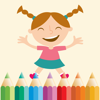 Coloring Pages for Girls, Coloring Book for Kids - Phu Vang
