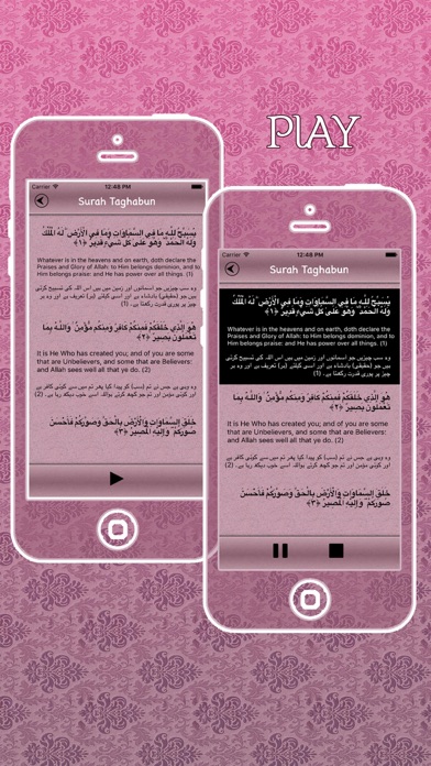Screenshot #3 pour Surah Taghabun Audio Urdu - English Translation