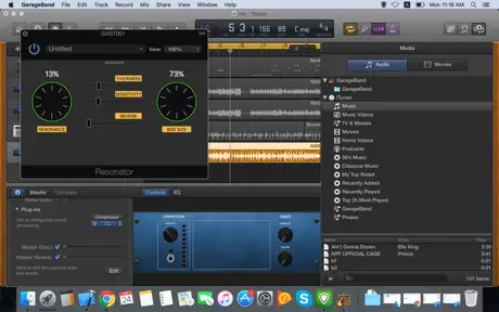 Resonator Audio Unit