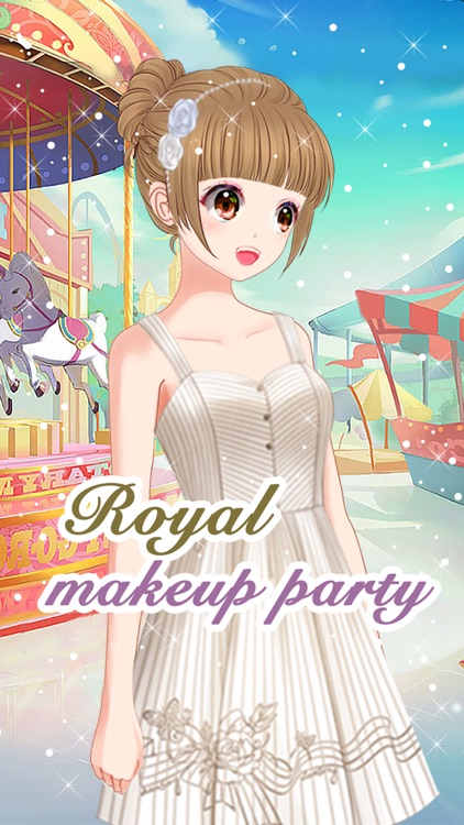 Royal makeup party - Makeover Girly Games