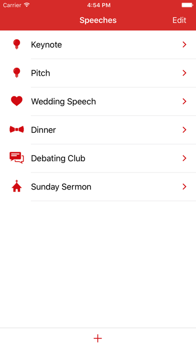 Screenshot #1 pour Speeches App