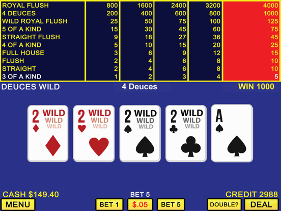 Screenshot #6 pour Video Poker Casino - Pro Games