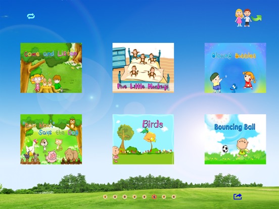 Animated kids poems iPad screenshot