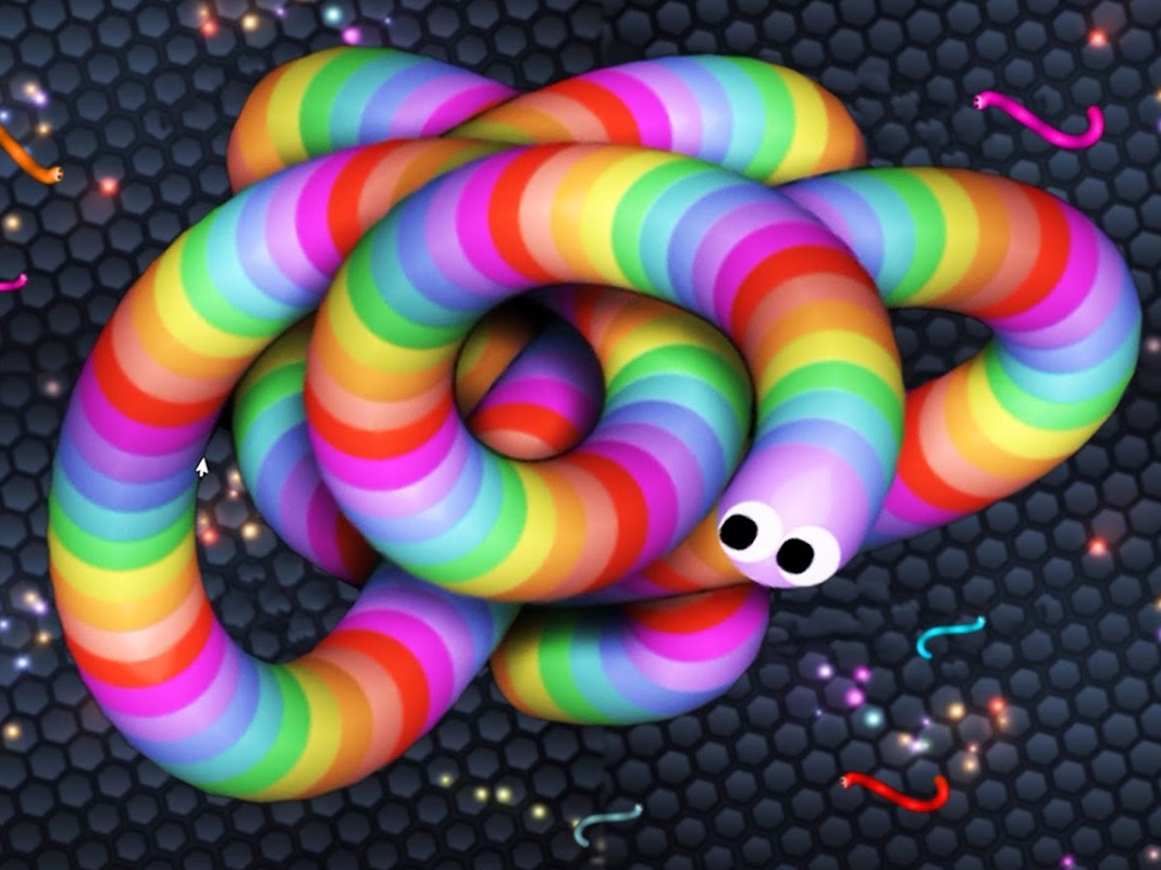 Slither Dash Rolling Color.IO Snake Flip Game Online Game Hack and