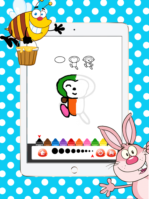 Easy Animals How to Draw and Color for kids iPad screenshot