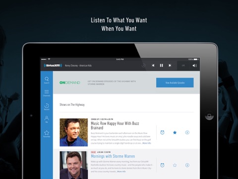 SiriusXM: Music, Sports, News screenshot 3