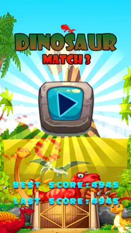 Game screenshot Dinosaur Match 3 Puzzle - Dino Drag Drop Line Game mod apk