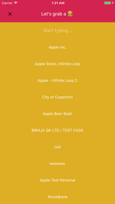 App screenshot