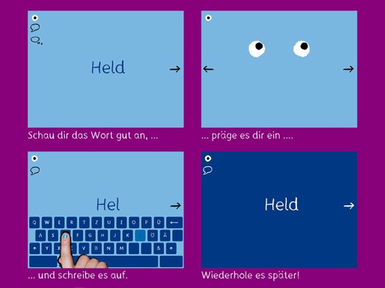 Screenshot #5 pour Wörterfresser Lesen und Rechtschreiben von A-Z
