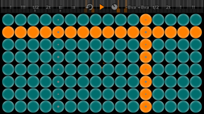 Arpeggionome for iPhone | matrix arpeggiator screenshot