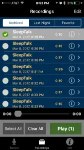 Do I Sleep Talk: Record snore and sleep talking! screenshot #3 for iPhone