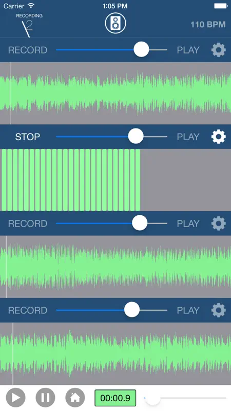 Multi Track Song Recorder Pro screenshot 2 of 5