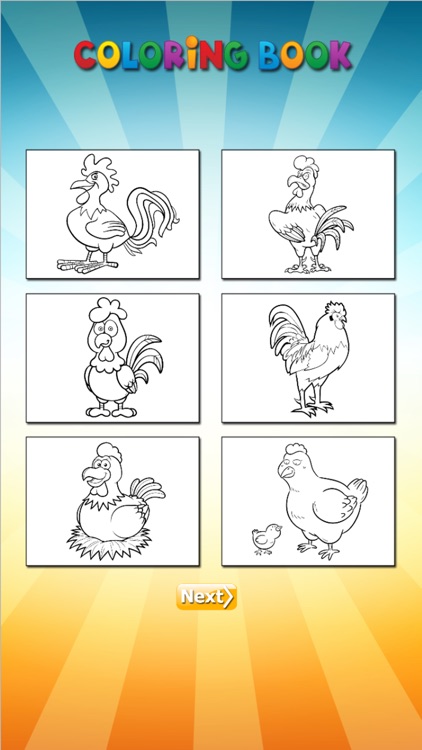 Turkey & Chicken Evolution - Coloring book for me screenshot-3
