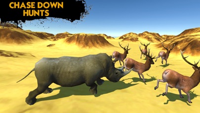 Deadly Desert Rhino - Wild Animal Simulatorのおすすめ画像1