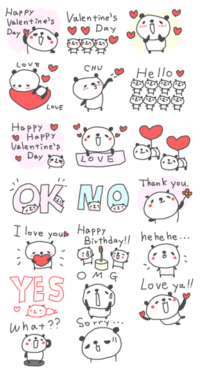 Valentine Happy Panda!!(圖2)-速報App