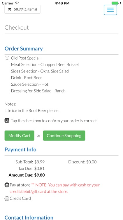 Old Post BBQ screenshot-3