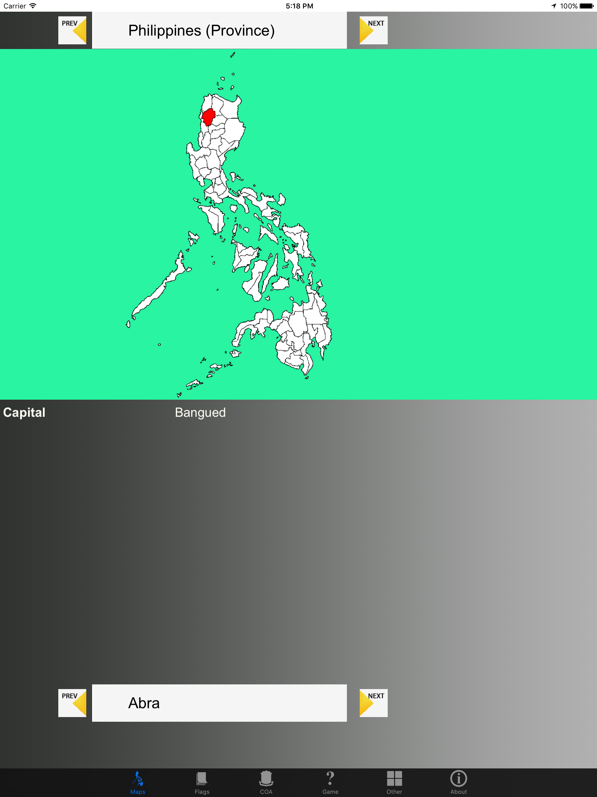 Philippines Province Maps and Capitals