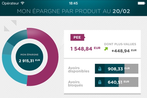 Mon Epargne Salariale screenshot 2