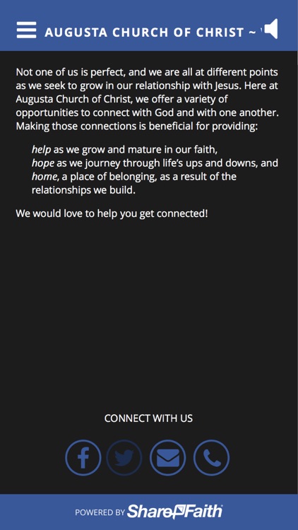 Augusta Church of Christ ~ WV