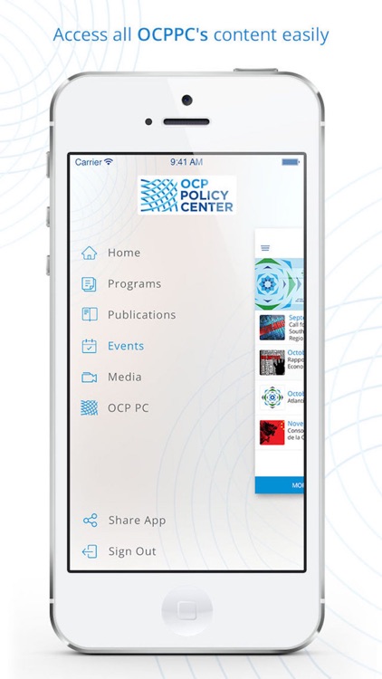 OCP Policy Center screenshot-4