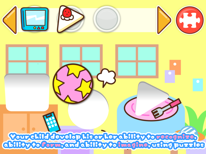 Kids PuzzleSort The Shapes 2