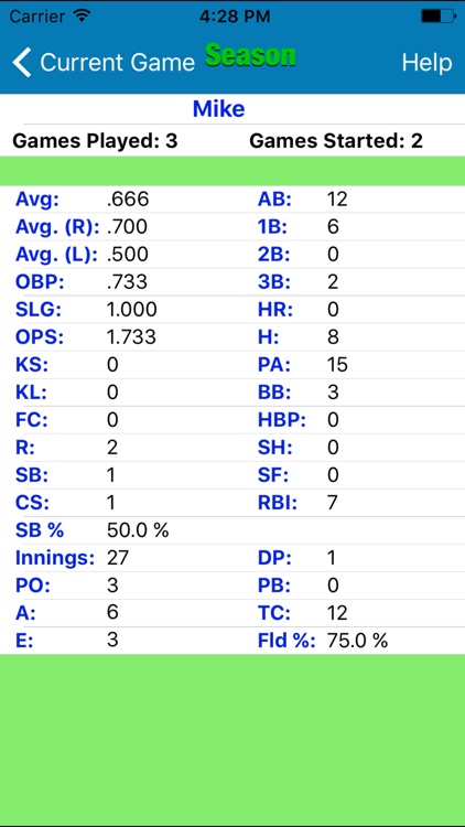 HT Baseball Stat Tracker screenshot-4