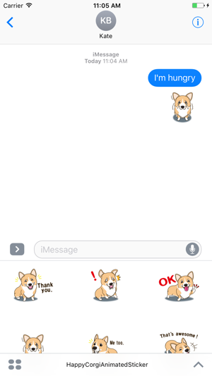 Happy Corgi Aniamted Sticker(圖1)-速報App