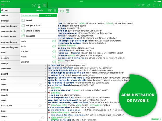 Screenshot #6 pour Dictionnaire Allemand PONS