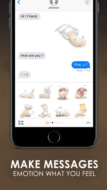 OREN The Cat Stickers for iMessage