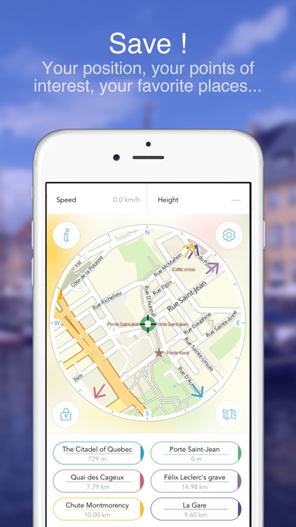 Quebec City on Foot : Offline Map