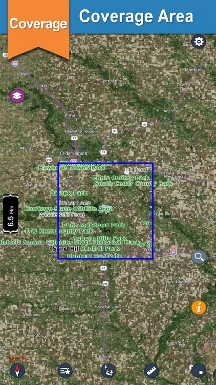 Macbride Lake GPS offline nautical map for boaters