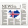 Iceland News in English Today & Icelandic Radio app icon - News app for iPhone