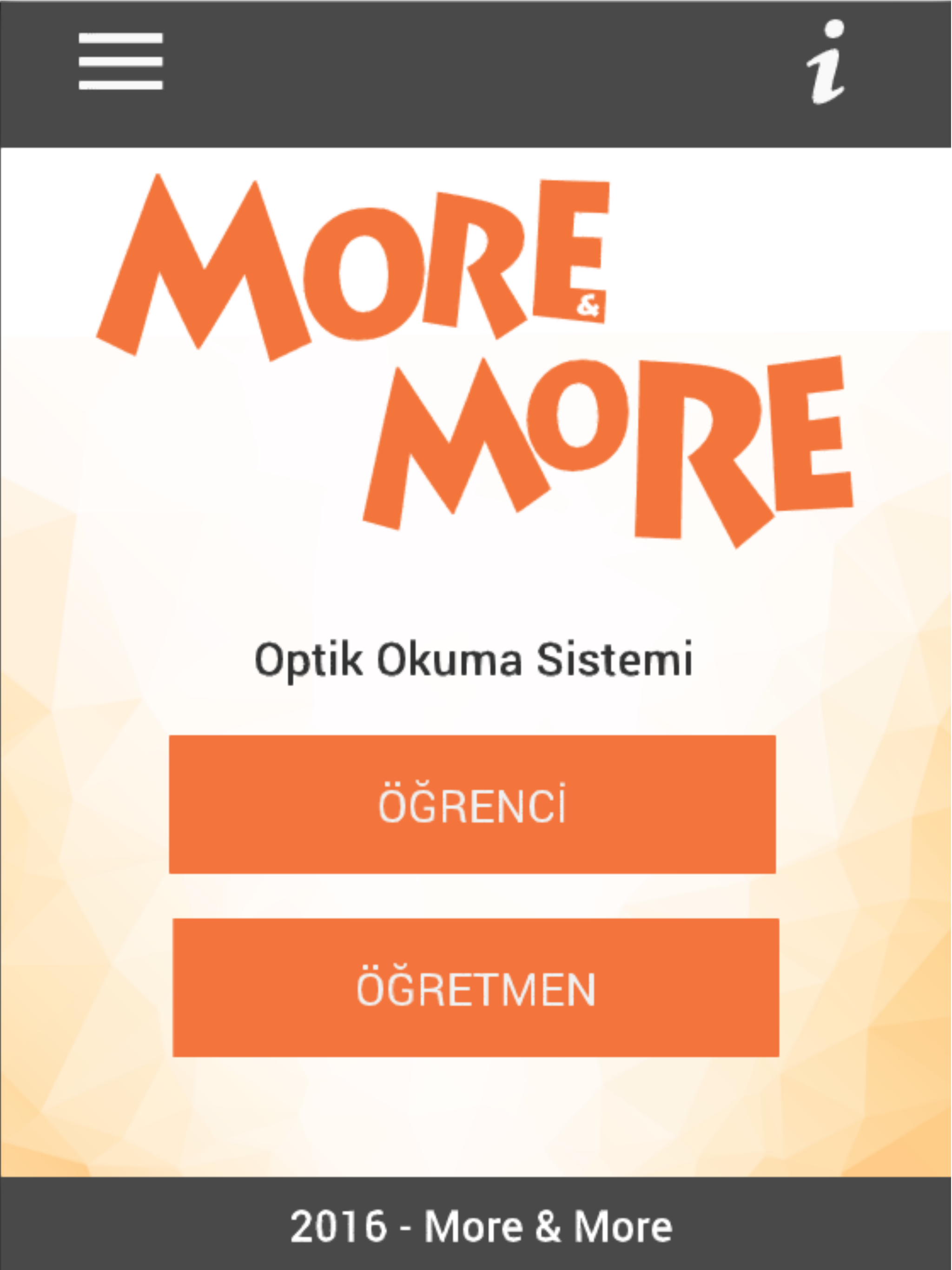 MORE&MORE Optik Okuma