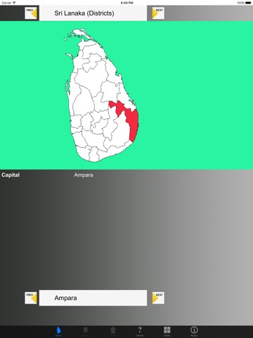 Sri Lanka District Maps and Capitalsのおすすめ画像1