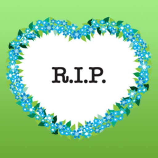 Wreath Rip - Rest in Peace Stickers
