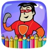 Draw And Coloring Pages Hero Mask Games Free