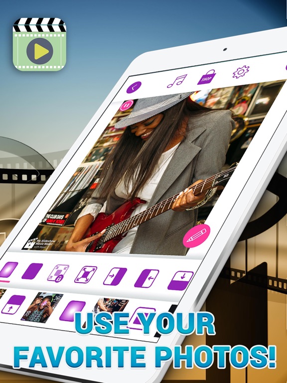 Screenshot #6 pour Vidéo Diaporama - Film Clip avec Musique Éditeur