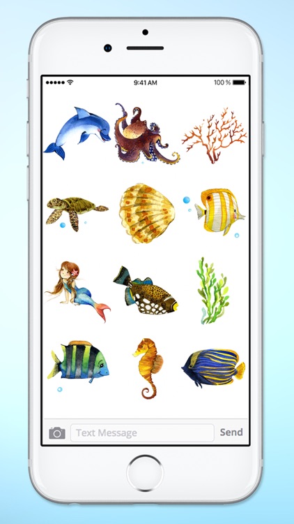 Aquarium Visit Fish and Sea Life Sticker Pack