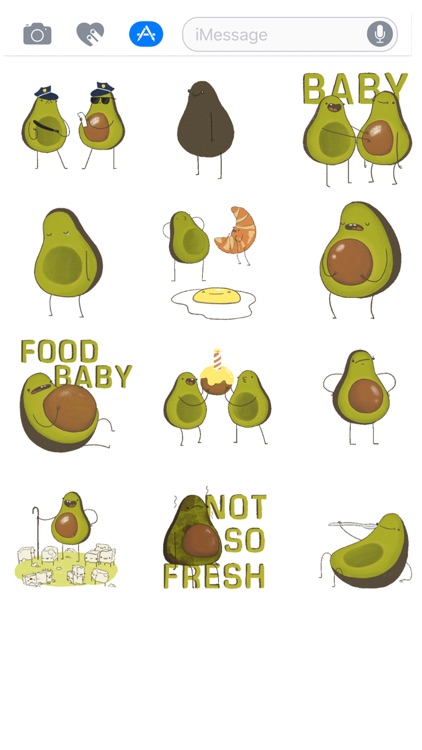 Avocado Stickers