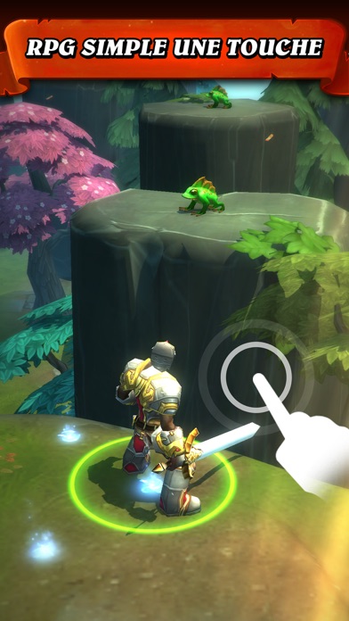 Screenshot #1 pour Tap Tap Warriors: Nonstop Jump RPG