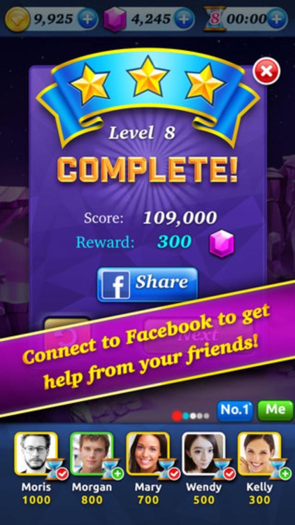 Jewel Story - 3 match puzzle candy fever game