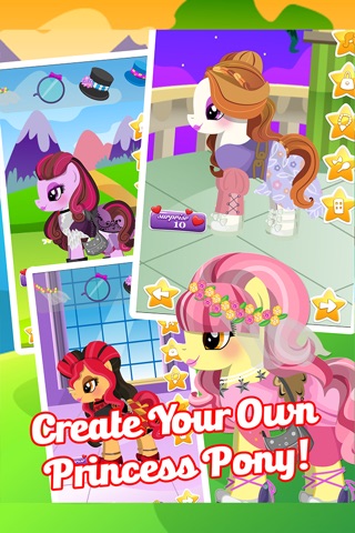 Fun Pony Baby Pet Dress Up Games For Girls & Kids screenshot 3