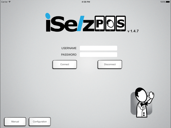 iSelz POS app screenshot