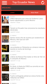 Top Ecuador News screenshot