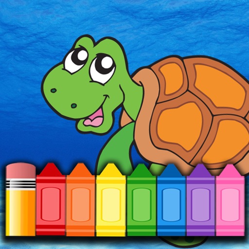 Children Funny Fish Coloring Book - Games for kids icon