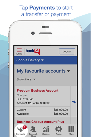 BankSA Business App screenshot 2