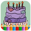 Coloring Book For Kids Cake Version