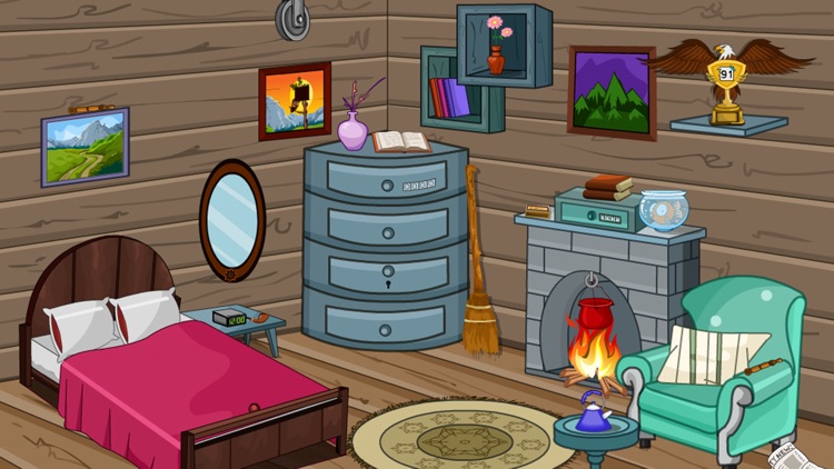 Escape Games-Wooden Dining Room screenshot-4
