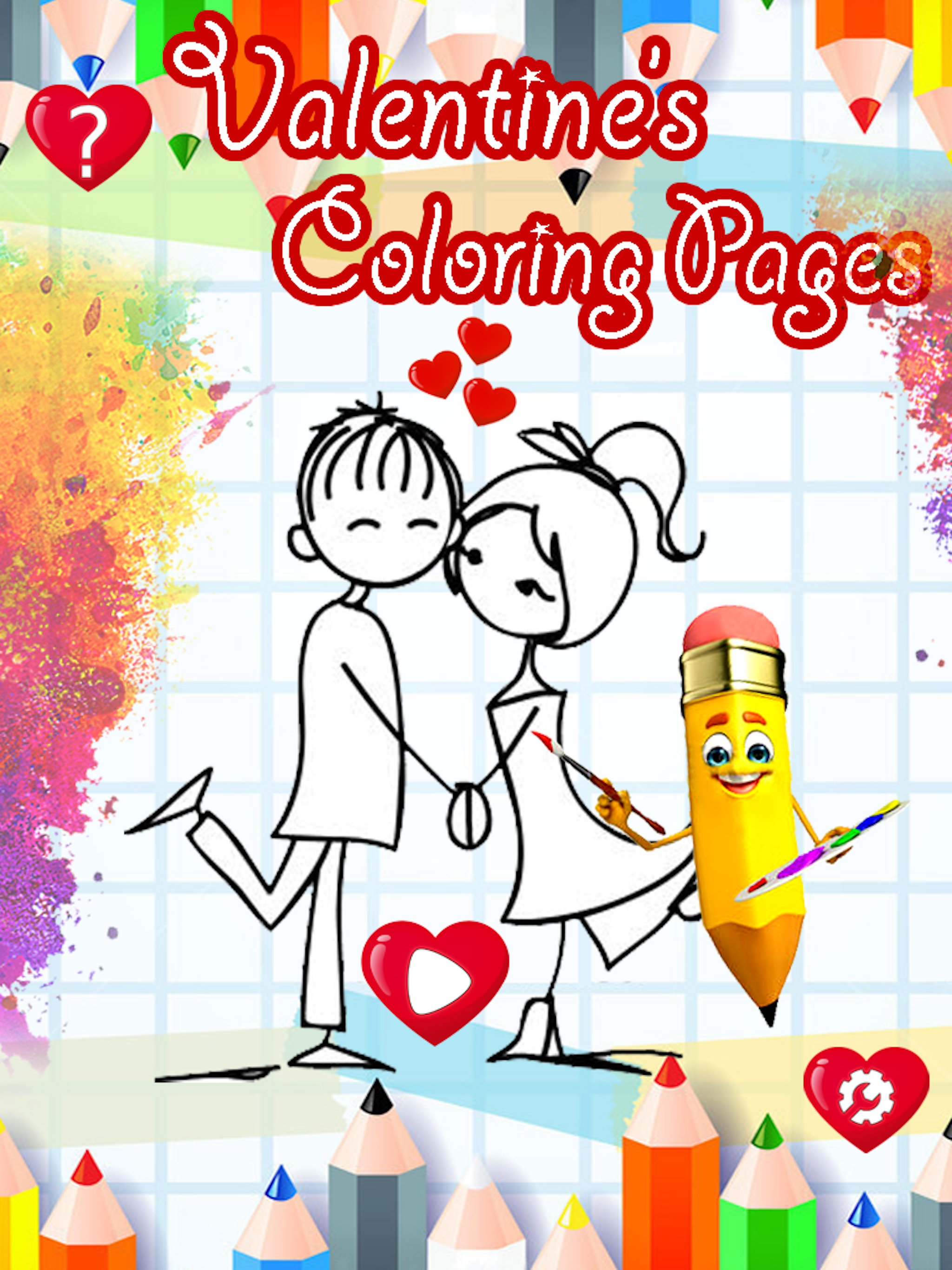 kiss Coloring Book : love your princess - Color me screenshot 5